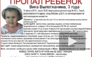 В Томске повесился мужчина, подозреваемый в убийстве трехлетней Вики Вылегжаниной