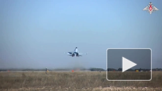 Минобороны показали боевую работу многоцелевых истребителей Су-35С ВКС России