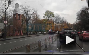 Массовое ДТП случилось на Каменноостровском проспекте