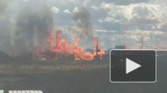 Пожар на Московском шоссе удалось локализовать