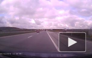 Появилось видео ДТП с перевертышем на Челябинском тракте под Екатеринбургом