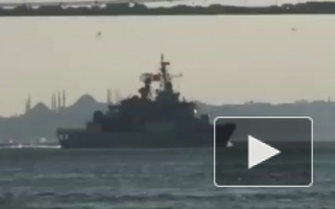 Опубликовано видео захода боевых кораблей НАТО в Черное море