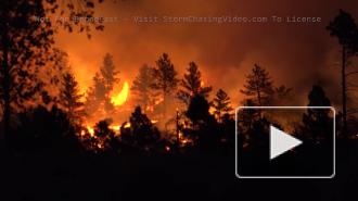 Лесной пожар перекинулся на территорию базы ВС США в штате Колорадо