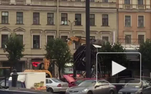 Массовый снос ларьков на Сенной площади продолжается: видеофакт