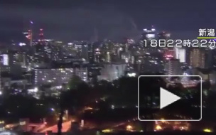 Видео из Японии: Во время мощного землетрясения пострадали 26 человек