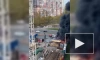 На стройке апарт-отеля "Вольта" в Красногвардейском районе произошел пожар