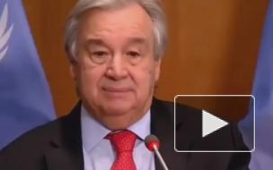 Генсек ООН назвал мировой кризис из-за пандемии худшим за столетие