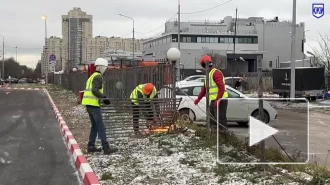 На проспекте Маршала Жукова устранили незаконные автомойку, стоянку и автосервис