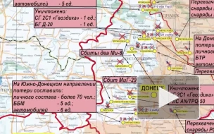 Российские истребители сбили украинские МиГ-29 и два Ми-8