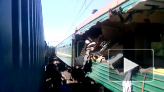 Крушение поезда в Подмосковье: видео с места трагедии шокирует, шесть человек погибли, 45 - в больнице
