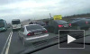 Спецслужбы эффектно задержали преступников на Волхонском шоссе (Видео)