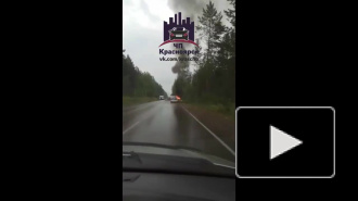 Видео: Под Красноярском автолюбитель сгорел заживо 