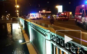 Трюк не удался: итальянец на авто попытался перелететь Сампсониевский мост 