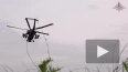 Минобороны показало кадры боевой работы вертолета ...