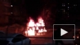 Очевидец снял горящий автомобиль в Красноярске