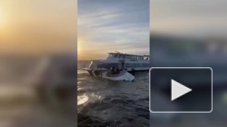 Прокуратура взяла на контроль подтопление катера около южного берега Васильевского острова