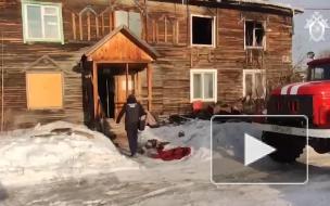 В Красноярском крае потушили пожар в доме, где погибли дети