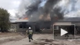 В Астраханской области произошел пожар на складе