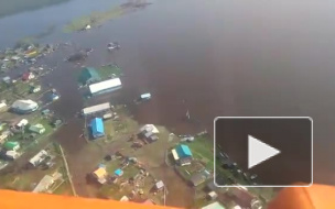Видео: Села Сватай и Аргахтах затопило в Якутии