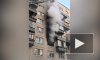 На Наставников в Петербурге горит жилая квартира