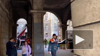 При обрушении балкона на Загородном проспекте никто не пострадал