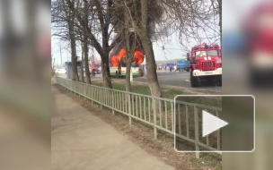 Жуткое видео из Владимира: дотла выгорел пассажирский автобус