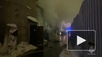 Пожар в Химическом переулке в Петербурге локализован
