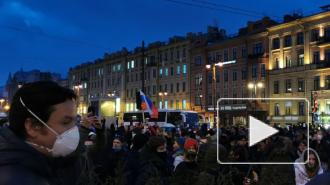 Протестующие в Петербурге собрались на Марсовом поле и на площади Восстания