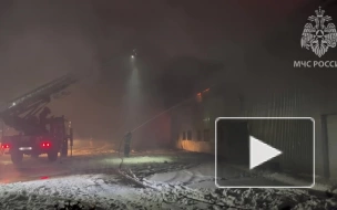 В Ивановской области загорелось здание по хранению и переработке макулатуры