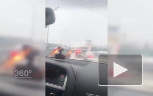 Видео: на МКАД произошла серия аварий
