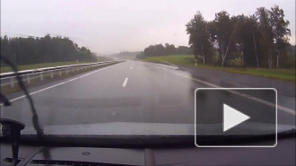 Дождливое ДТП Кемеровская автомагистраль.