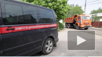 Видео: в Выборге стартовал ремонт дорог