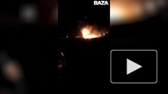 В Дагестане загорелся танк на территории воинской части
