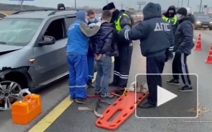 Опубликовано видео погони полиции за BMW на МКАД со стрельбой