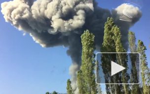 Видео: в Абхазии взорвался склад боеприпасов