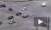 Видео: на перекрестке Бухарестской и Белы Куна столкнулись две иномарки