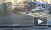 Жуткое видео из Калининграда: иномарка на пешеходном переходе сбила женщину с ребенком