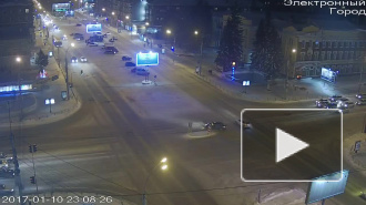 Ночная авария на Красном проспекте