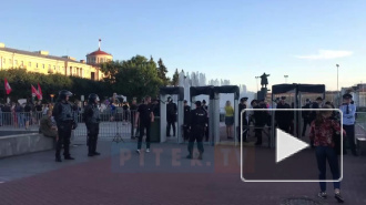 Видео: петербуржцы вышли на митинг против свалки в Шиесе 