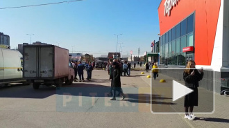 Видео: из "Окея" на Таллинском шоссе эвакуировали людей