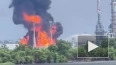 Удар молнии стал причиной пожара на нефтебазе в США