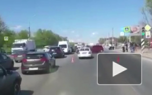 Видео из Волгограда: на "Аграрном институте" произошла массовая авария