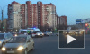 Девушка на Toyota сбила скутериста на Российском проспекте