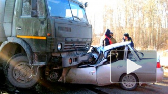 В Калмыкии КамАЗ раздавил легковушку, погибли пятеро, в том числе двое детей 