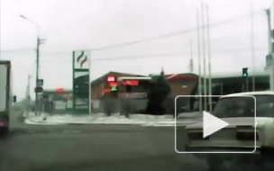 Появилось видео погони ГИБДД за пьяным водителем "шестерки" в Ставрополе